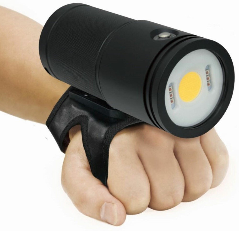 BigBlue CB4000PBRC Remote Ready Wide Warm White Video/Dive Light w/Red Mode