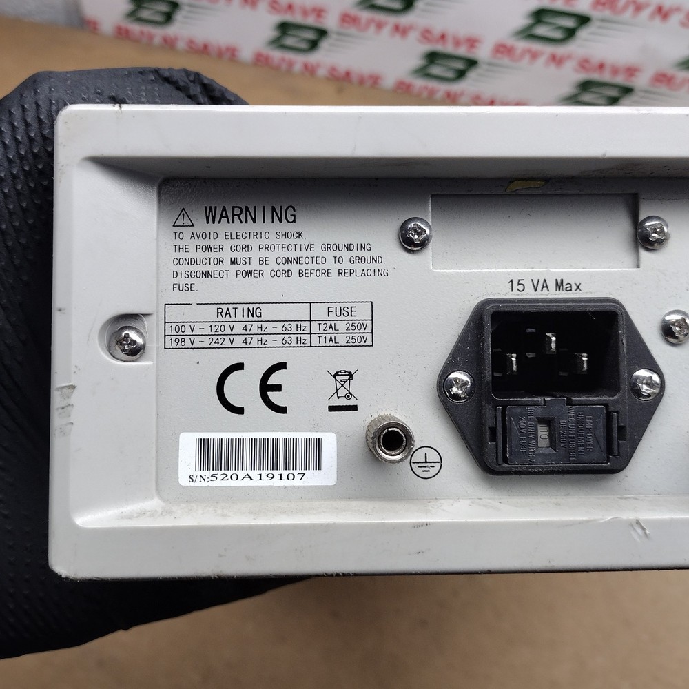 BK Precision BA6010 60V Battery Analyzer w/Power Cord - Powers On - USED