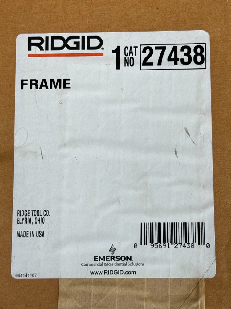 NEW in box Ridgid 27438 Frame- Free Ship