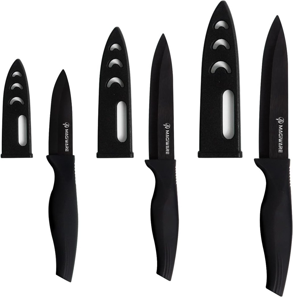 Paring Knife Set with Sheaths-Ceric Blade  Rust Proof