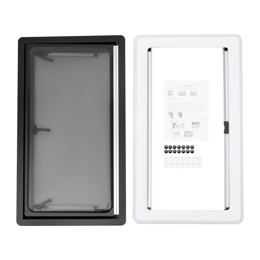 RV Caravan Extrapolated Ventilation Hinged Push Out Window Double Glazed Hatch