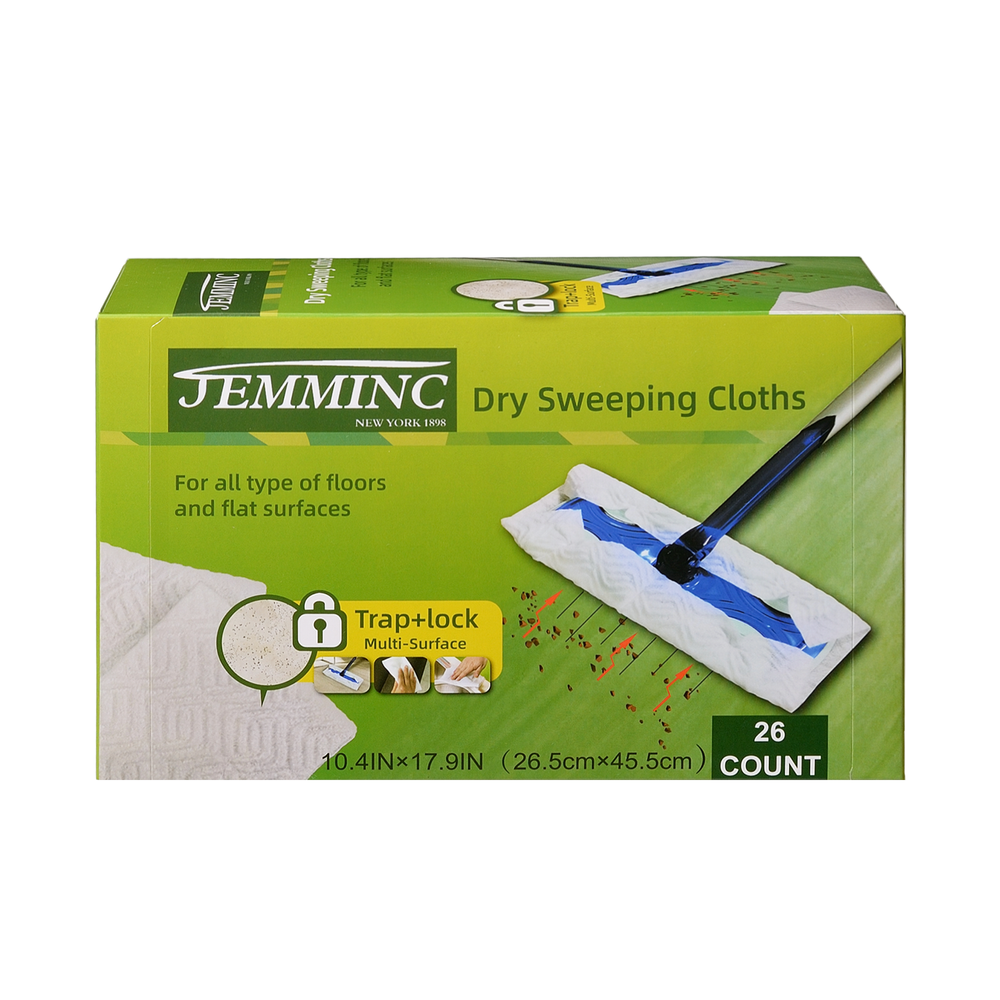 Sweeper Dry Sweeping Pad, Multi Surface Refills for Floor Mop, (26 Count)