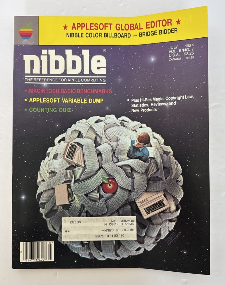 1984 Nibble Apple II Computer Reference Magazine Vol 5 COMPLETE SET OF 12