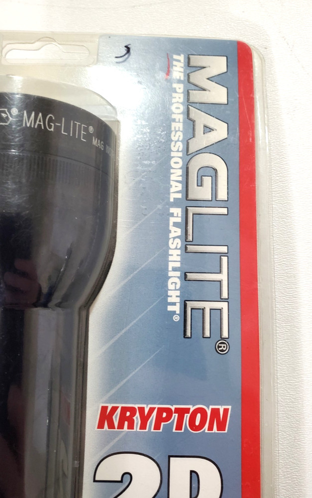 Maglite 2-Cell D Heavy Duty 10”Black Flashlight New In Package S2D016