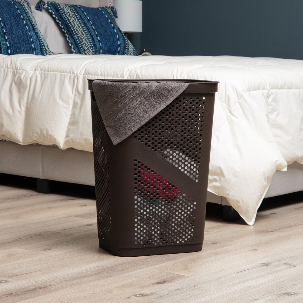 Mind Reader Basket Collection, Slim Laundry Hamper, 60 Liter (15g/33lbs) Capacit