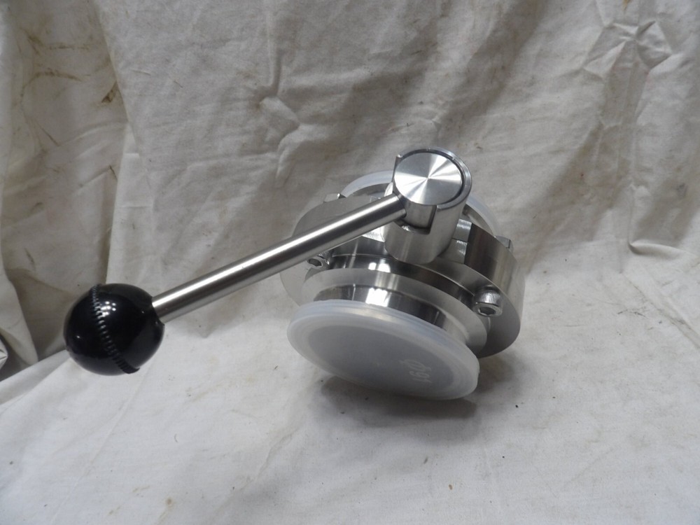 Qwork Sanitary Butterfly Valve 3"