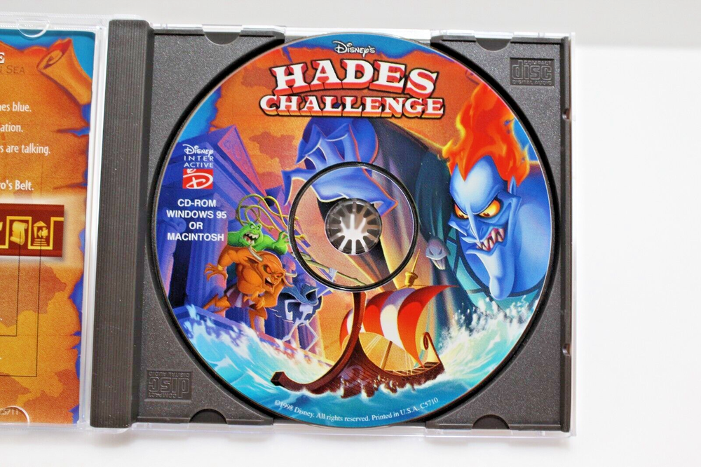 Disney's Hades Challenge; Windows 95 CD-ROM - Incomplete