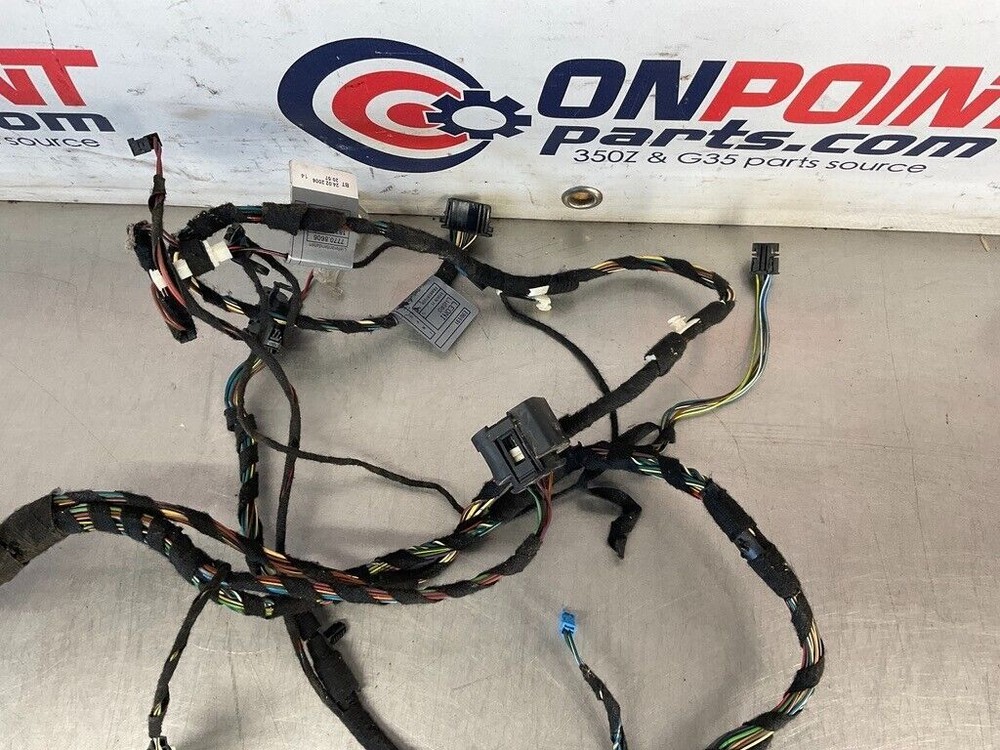 2006 BMW 330i E90 Driver Left Front Door Wiring Harness OEM 12BF1EA