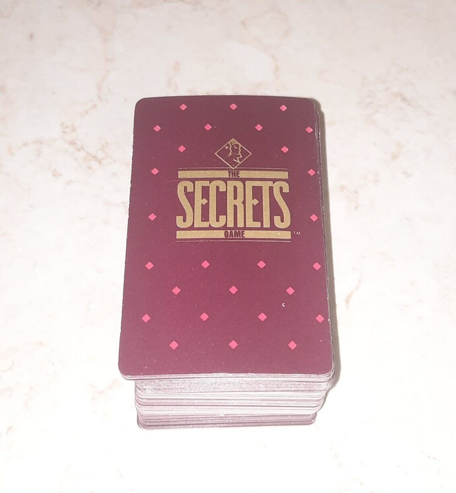 1987 The Secrets Game Replacement Piece CARDS