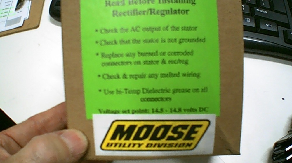 MOOSE RECTIFIER / REGULATOR - AC 400 454 500