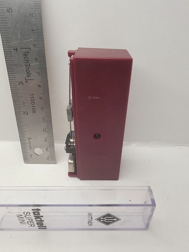 Wittner Taktell Super-Mini Metronome, Ruby