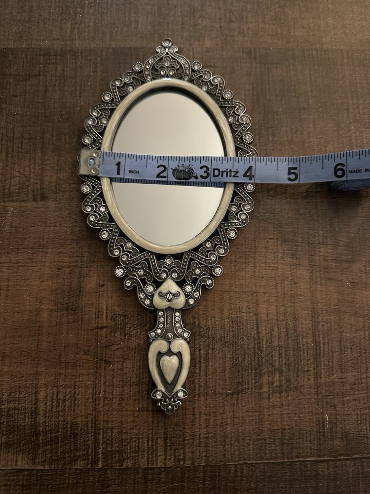 Vintage Ornate Handheld Vanity Mirror