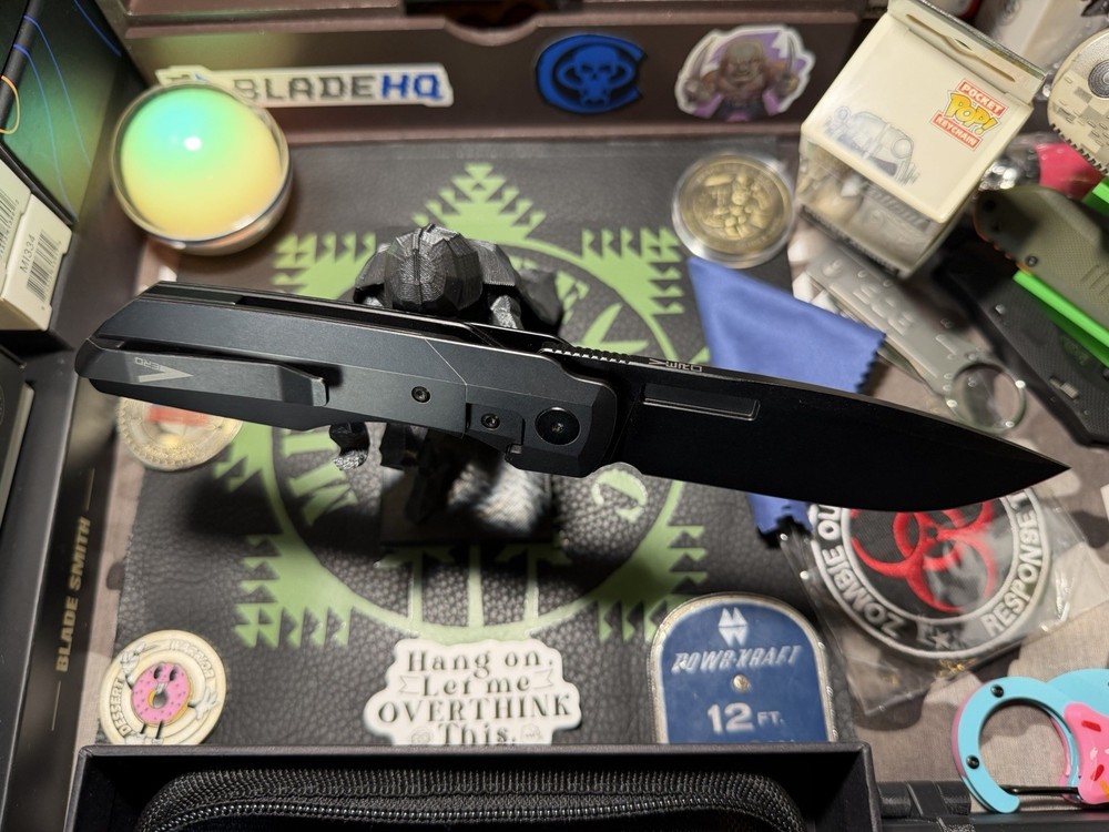 Vero Engineering Synapse XL Blackwashed Titanium Böhler M390 Folding Knife