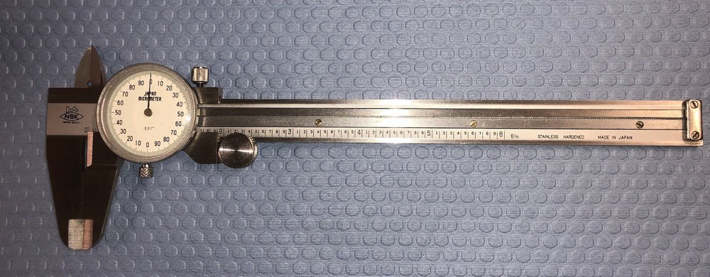 NSK 6" Stainless Dial Caliper