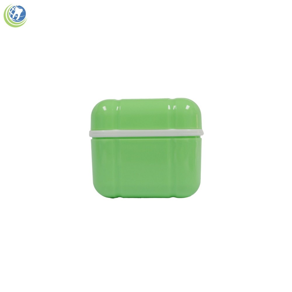 Denture Retainer Mouth Guard Storage Case & Soaking Rinsing Bath Basket Assorted