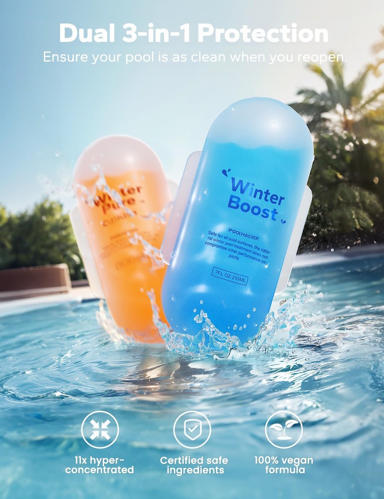 3 in 1 Winter Closing Kit - Pool Winterizing Kit for Above Ground Pool