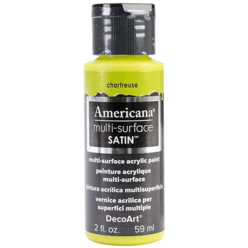 Americana Multi-Surface Satin Acrylic Paint 2oz Chartreuse