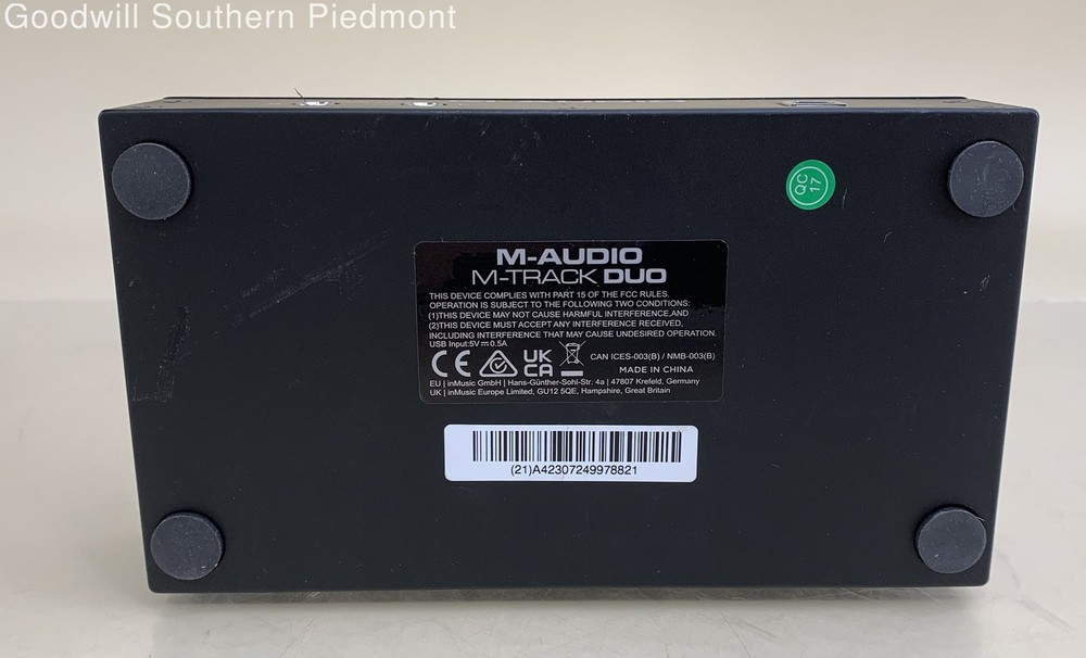M-Audio M-Track Duo USB Audio Interface - Tested