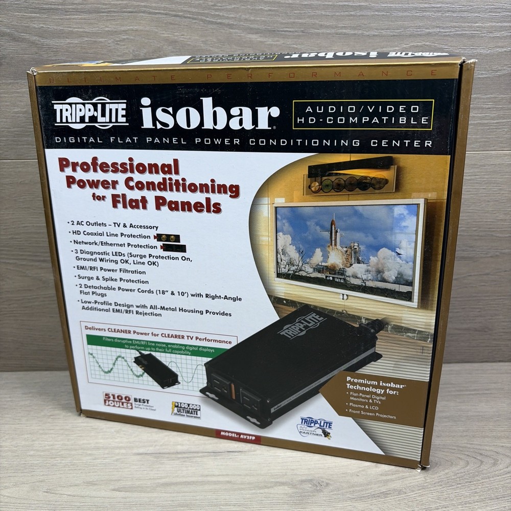 Tripp Lite HT500PC Isobar Flat Panel TV Power Conditioning Center (AV2FP)
