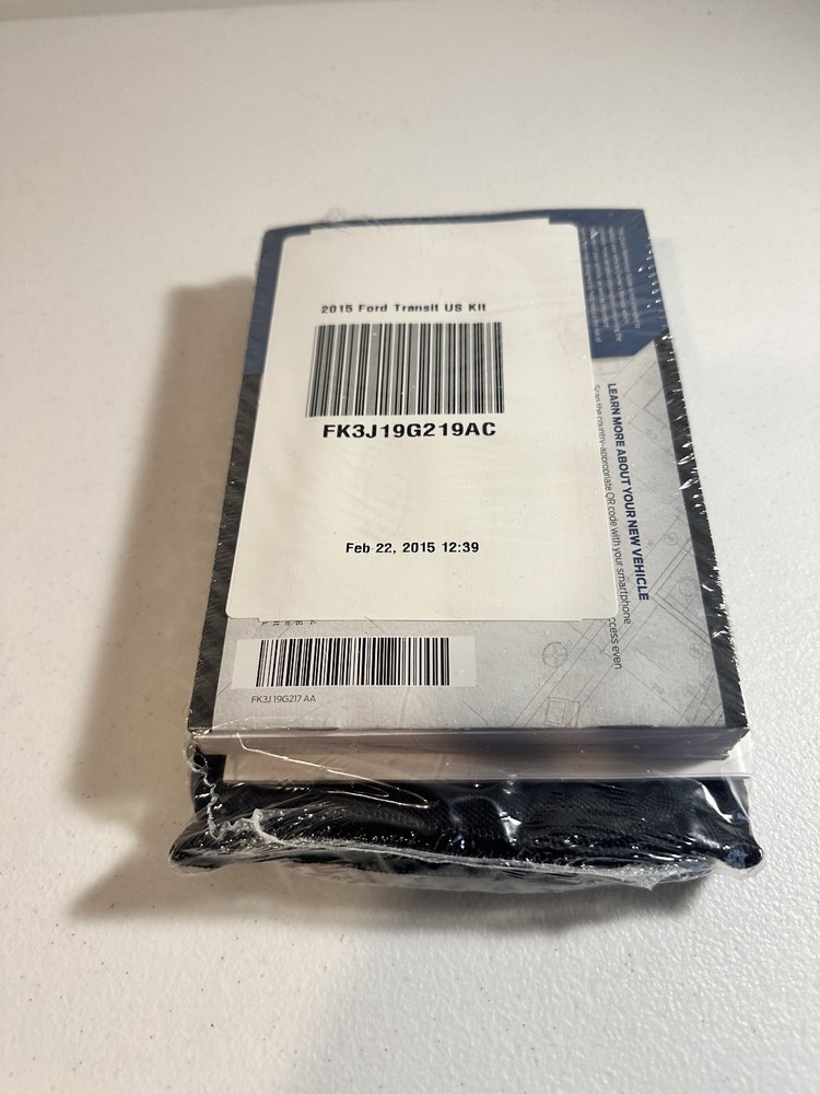 2015 Ford Transit Owner's Manual Set OEM