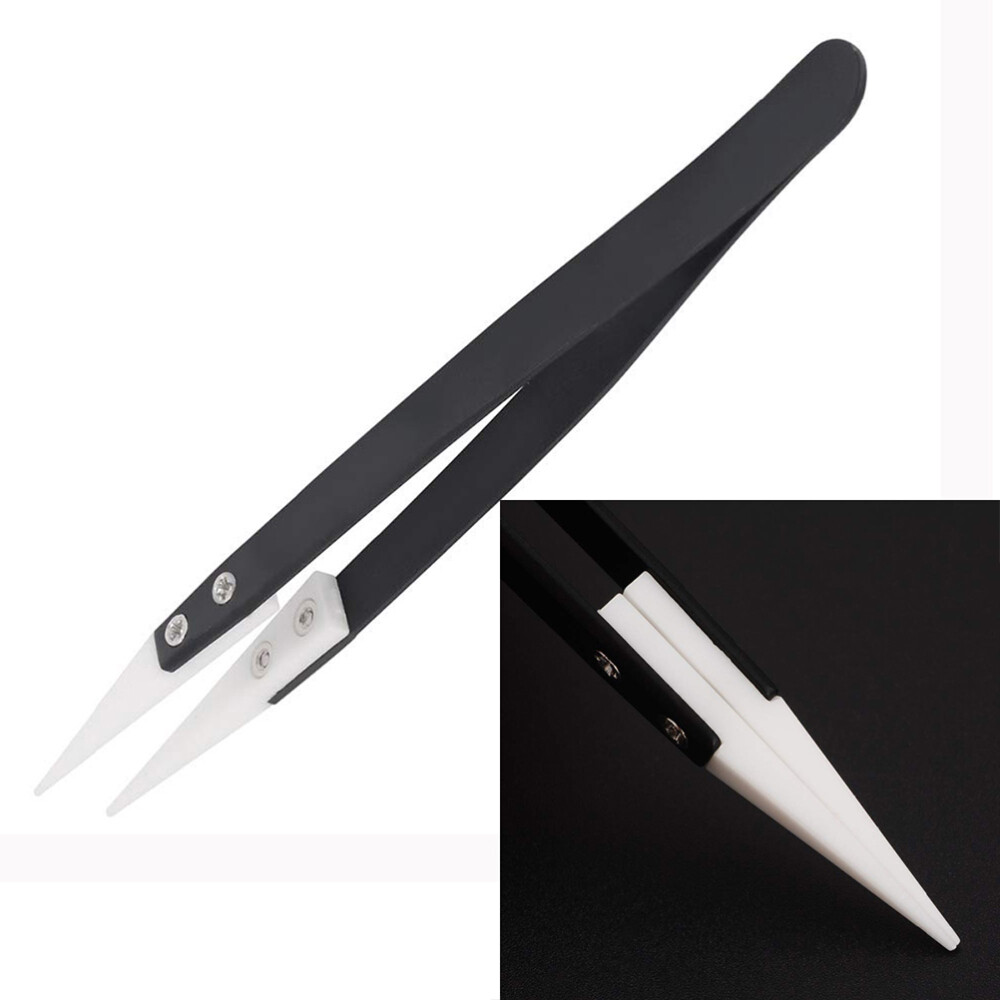 4PCS Tweezers Replaceable Tips with Temperature Resistance Precision Tips
