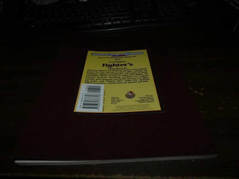 TSR AD&D PHBR1: The Complete Fighter's Handbook