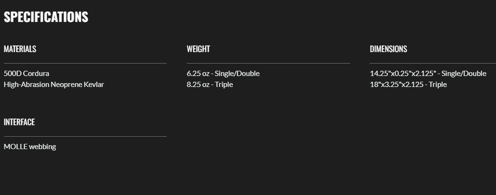 MDT Ckye Pod Bipod Case Single/Double Pull Case 108059-MCM