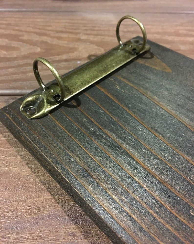 Antique Style Brass Two Ring Binder Hardware