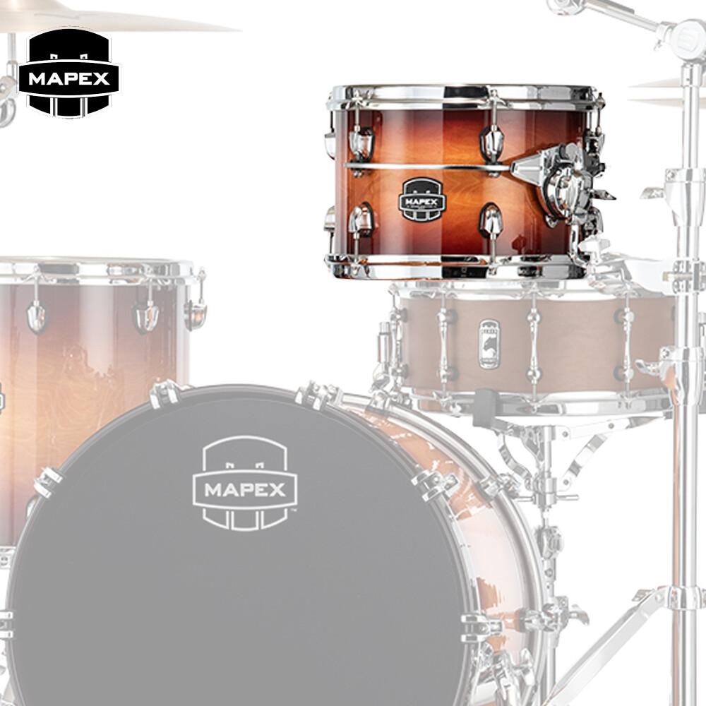 Mapex Saturn Evolution 10" x 8" Maple Mounted Tom Exotic Sunburst SET1008MPO