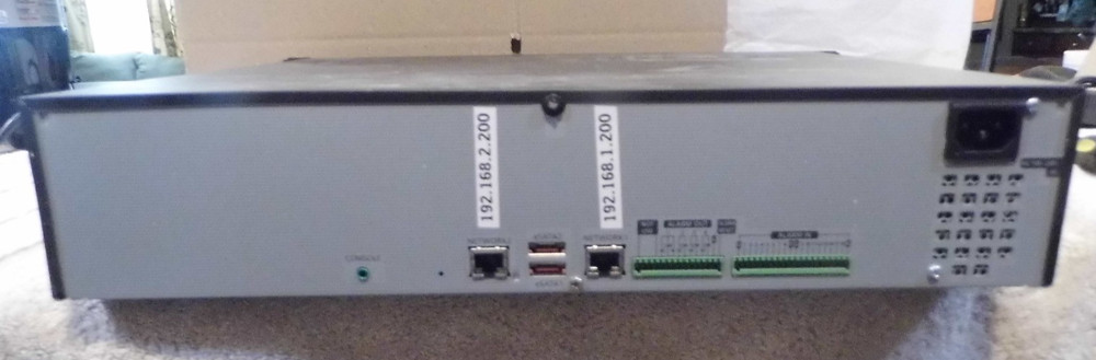 SAMSUNG SRN-1000 Network Video Recorder Working Pull With Hard Drive