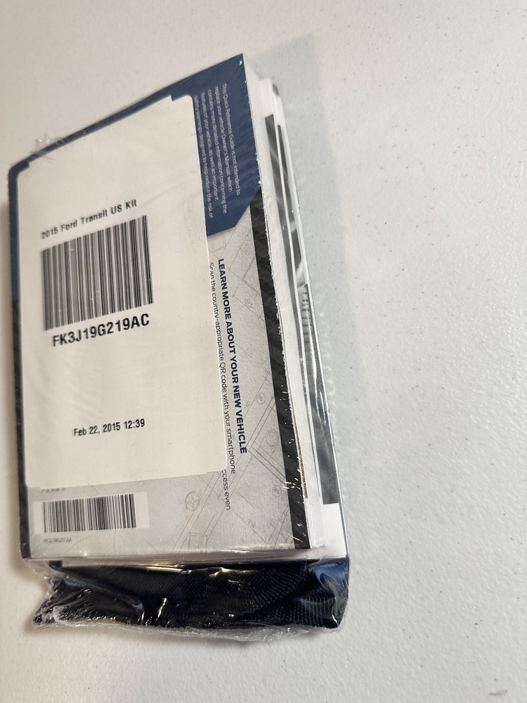 2015 Ford Transit Owner's Manual Set OEM
