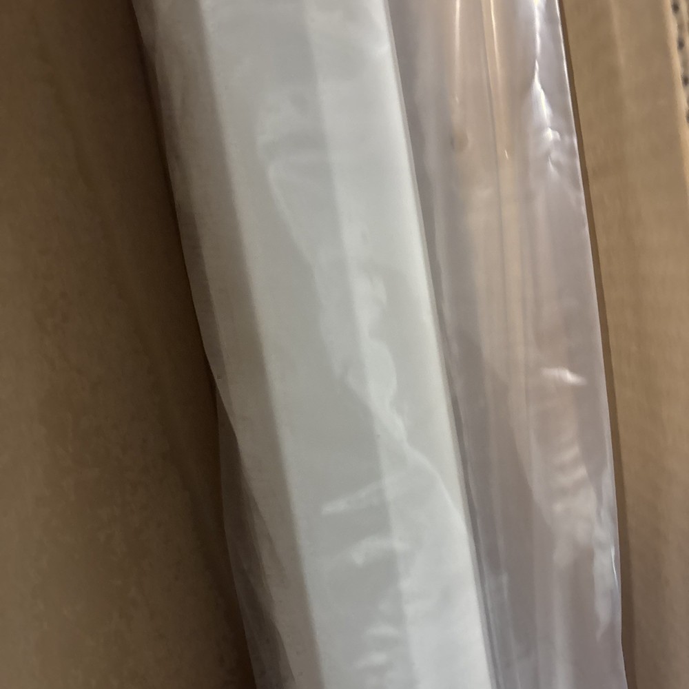 Projection Screen White Bar Built In Wall Hangers Locking System Light Weight
