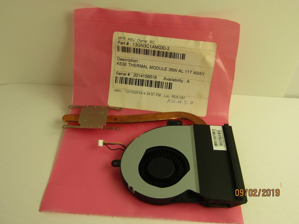 Asus K53E THERMAL MODULE 35W AL 11T ASSY