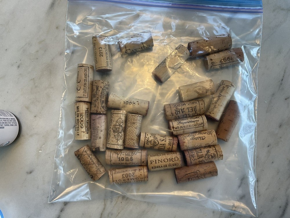 High End Used Wine Corks, 25.