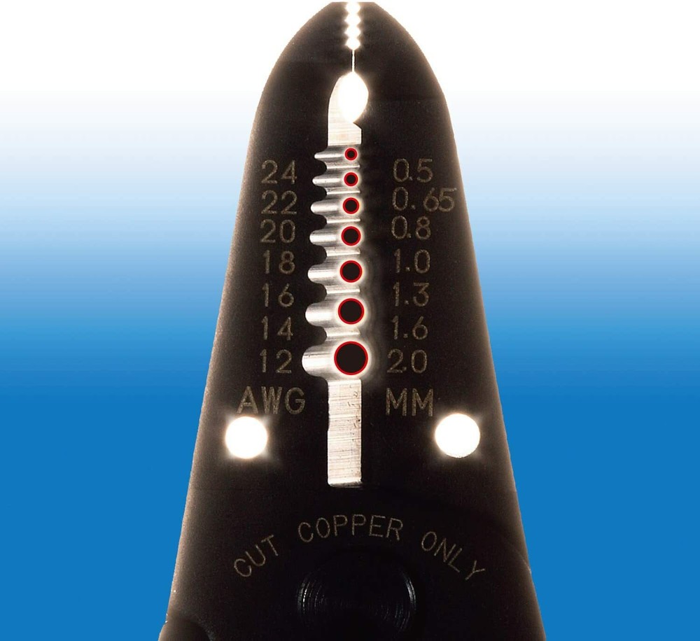 VESSEL Wire Stripper No.3500E-1 Peeling Work Wire Cutting Electrical Tools Japan