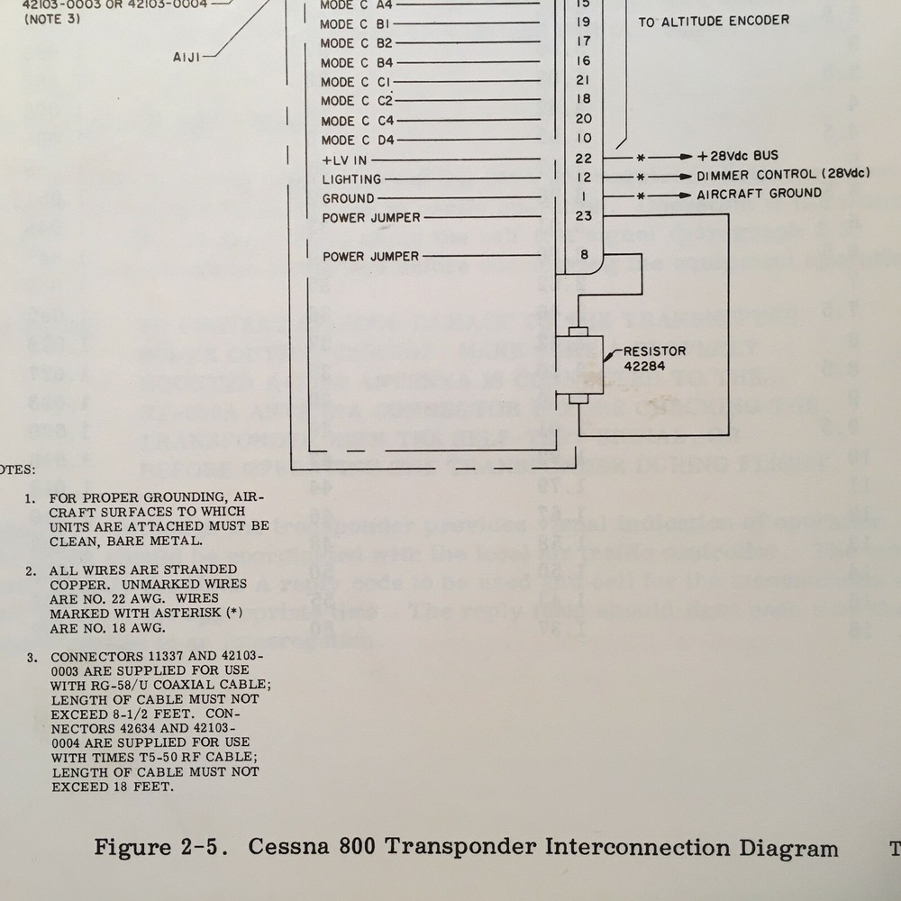 Cessna ARC RT-859A Transponder Install Manual