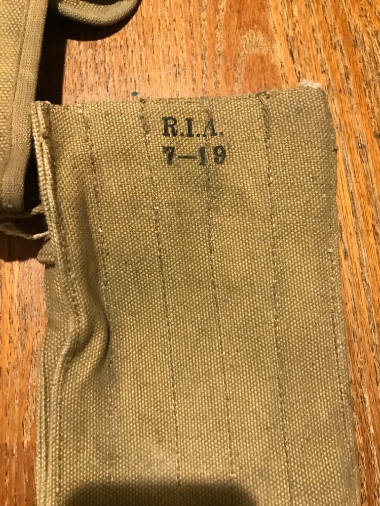 Original WW1 Pederson Device Magazine Pouch