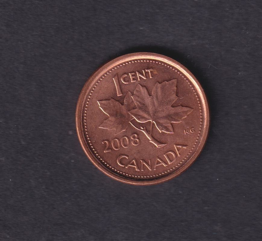 CANADA - 2008 1 Cent Coin (272)