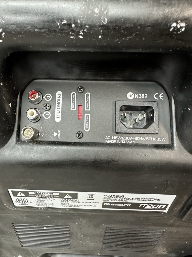 Numark TT200 DJ Turntable For Parts Untested