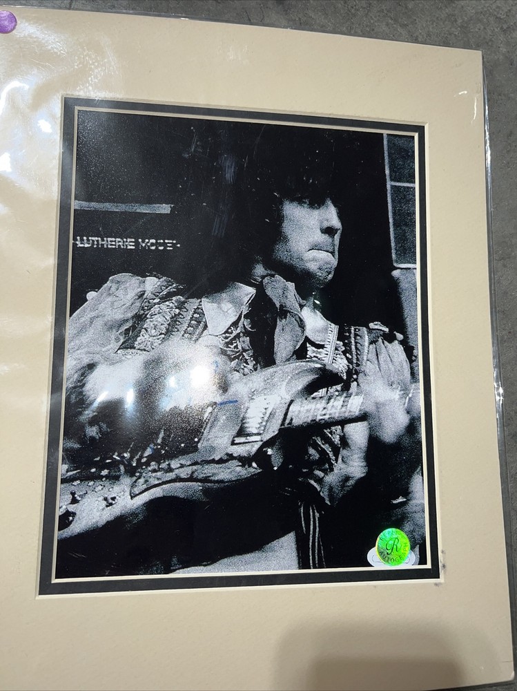 Eric Clapton Repli Autograph Lithograph 14”x11”