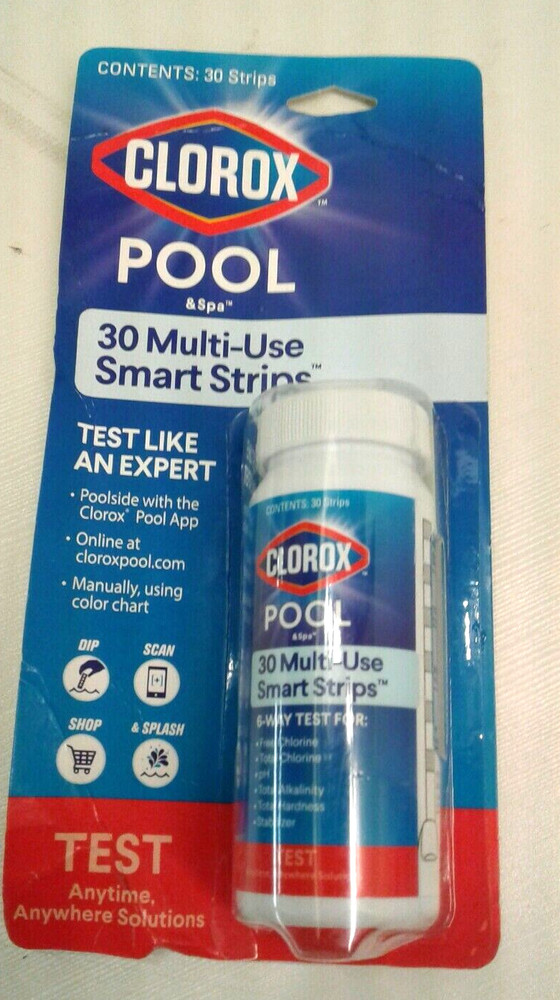 Clorox Pool&Spa Multi Use Smart Testing Strips (30 Strips)