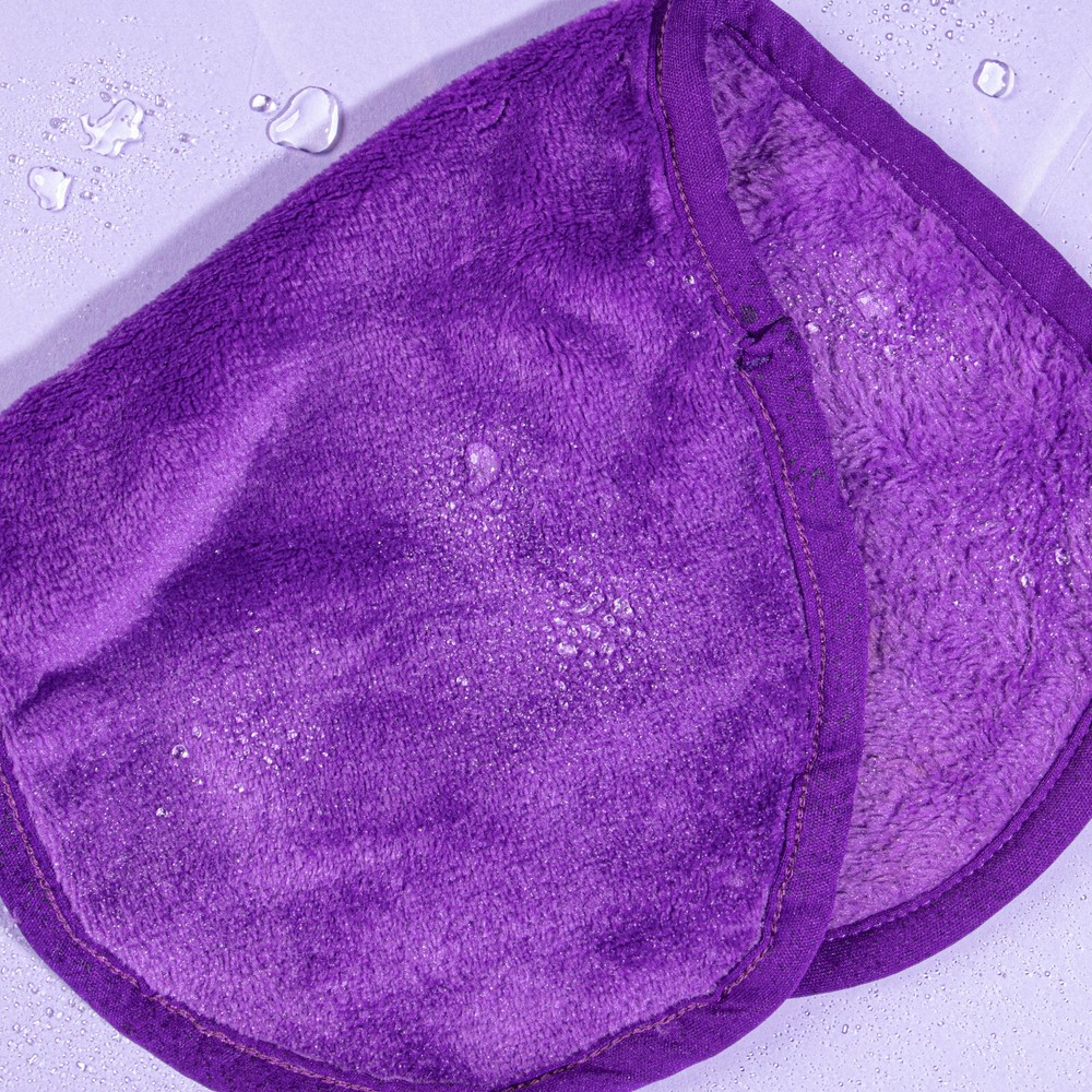 The Original MakeUp Eraser Full Size Queen Purple Machine Washable