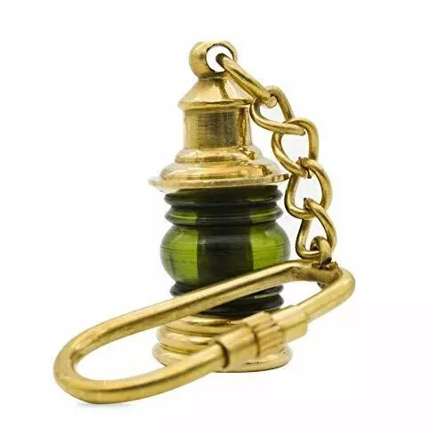 Lantern Brass Miniature Medieval Nautical Solid Pirate Keychain Handmade Gift