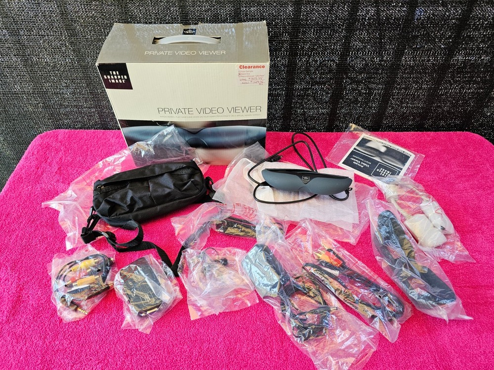 The Sharper Image Private Video Viewer In Original Package