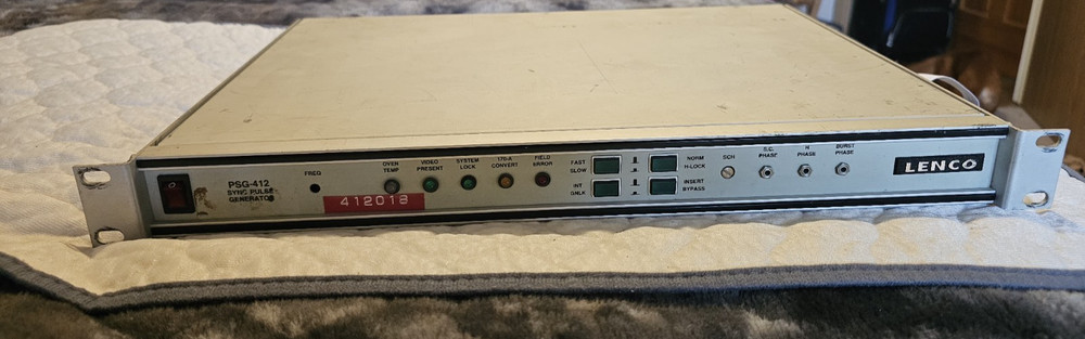 Vintage Lenco Sync Pulse Generator LENCO PSG-412 Powers on, otherwise untested