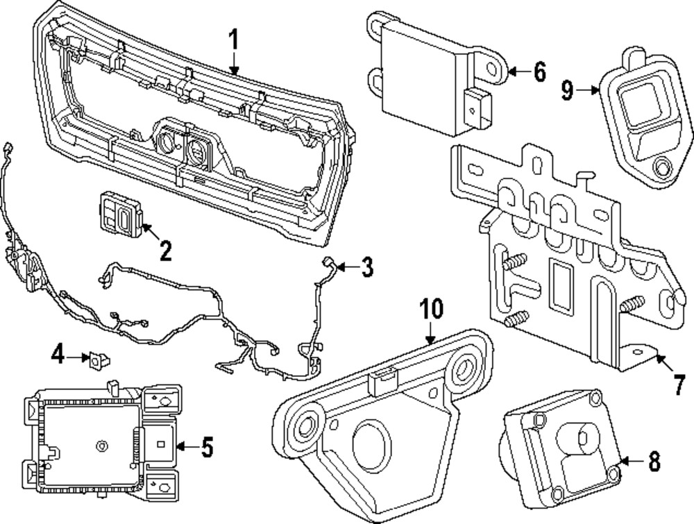 Genuine GM Wire Harness 86572962