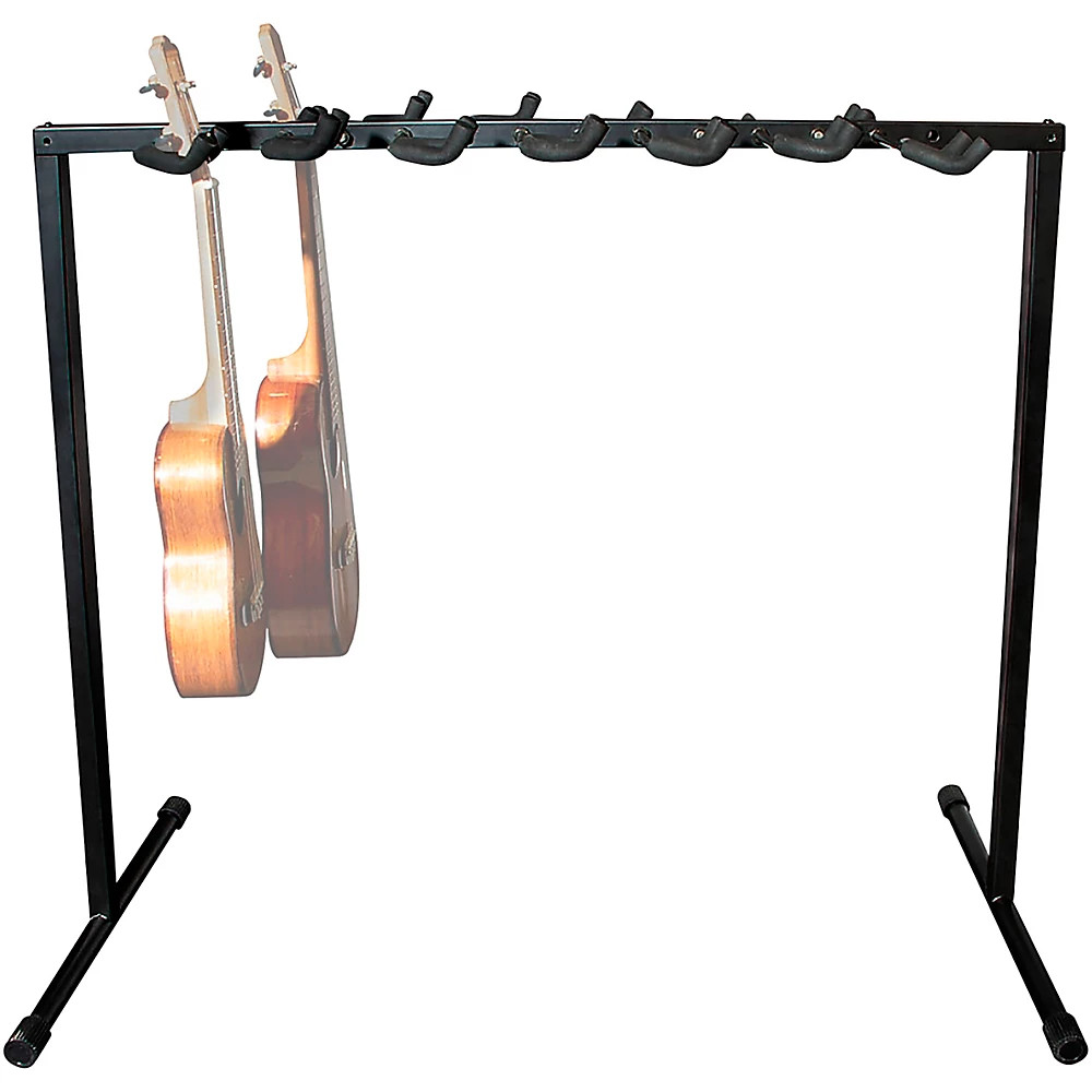 On-Stage 12-Space Ukulele Rack Black