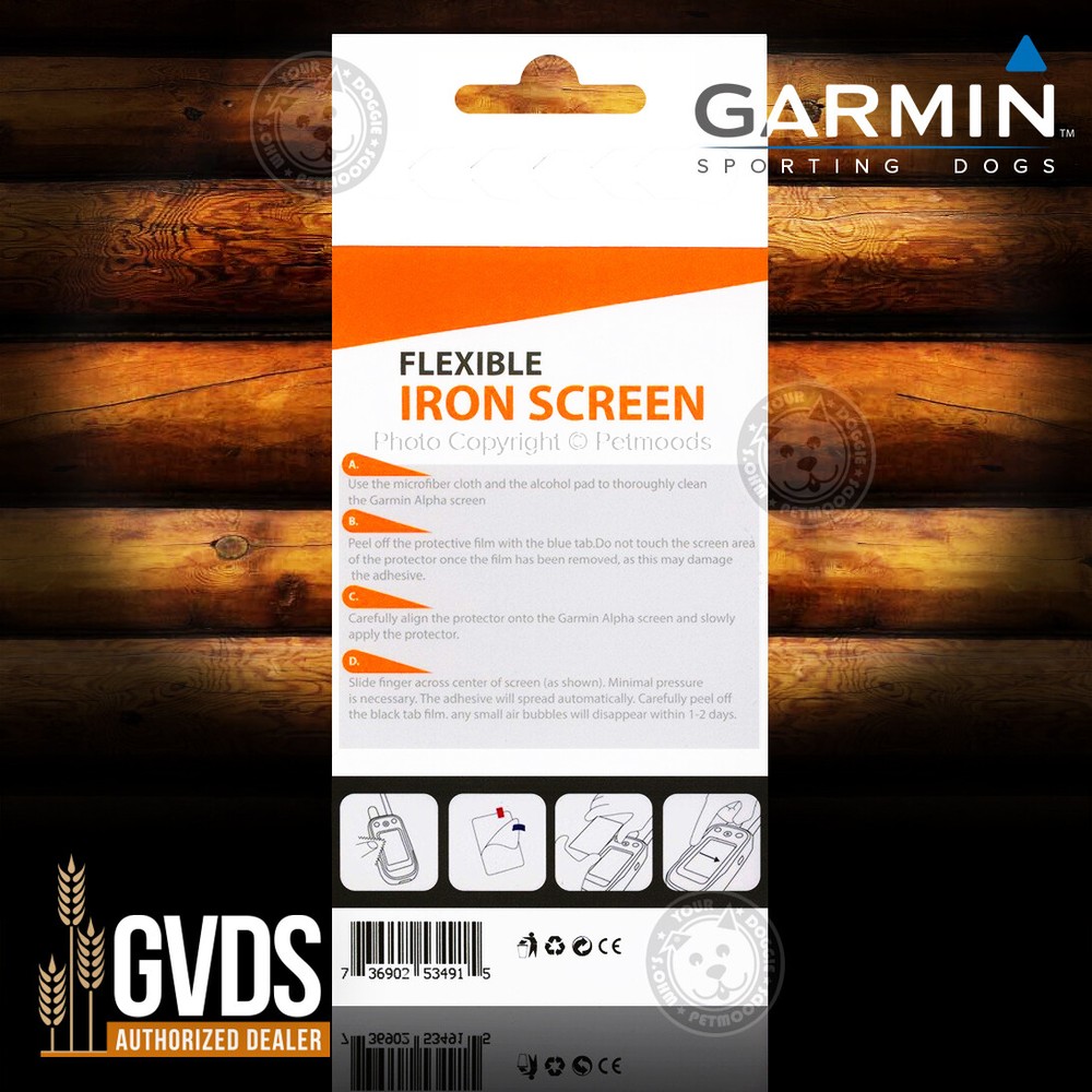 Garmin Alpha 100 Handheld Flexible Iron Screen Protector GVDS