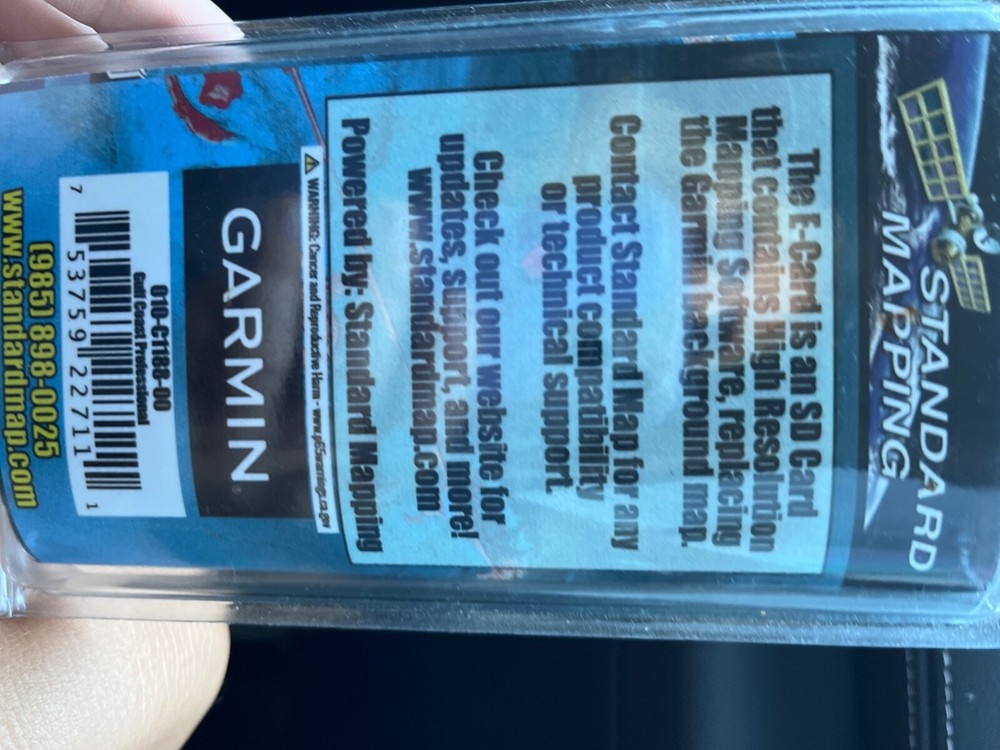 Professional Garmin Gulf Coast Map Card