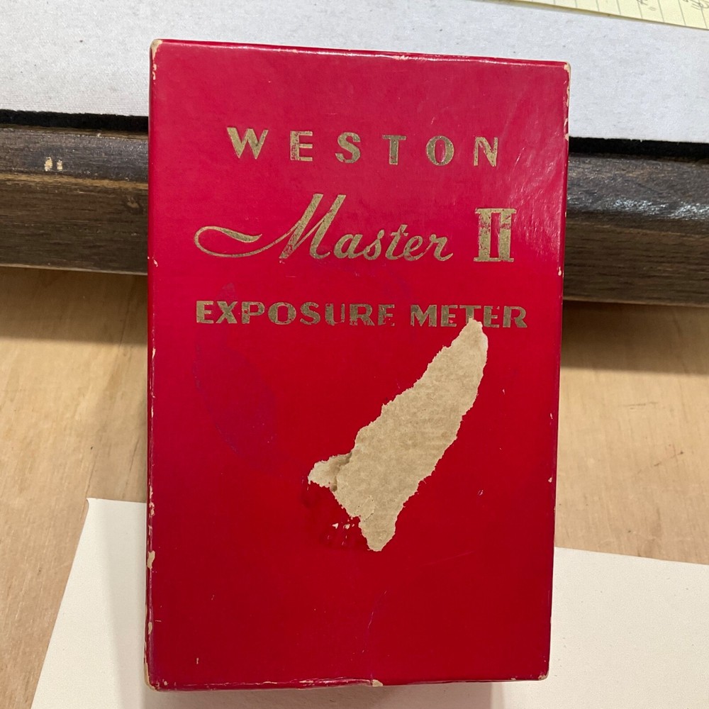 Weston Master 11 Exposure Meter in Case, has Instruction Book
